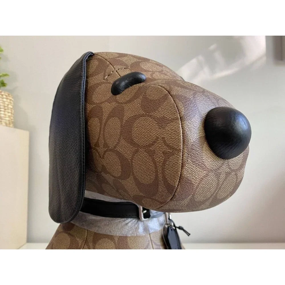 NWT Coach X Peanuts Snoopy Collectible In Signature Canvas 5405 $650 - Picture 7 of 12
